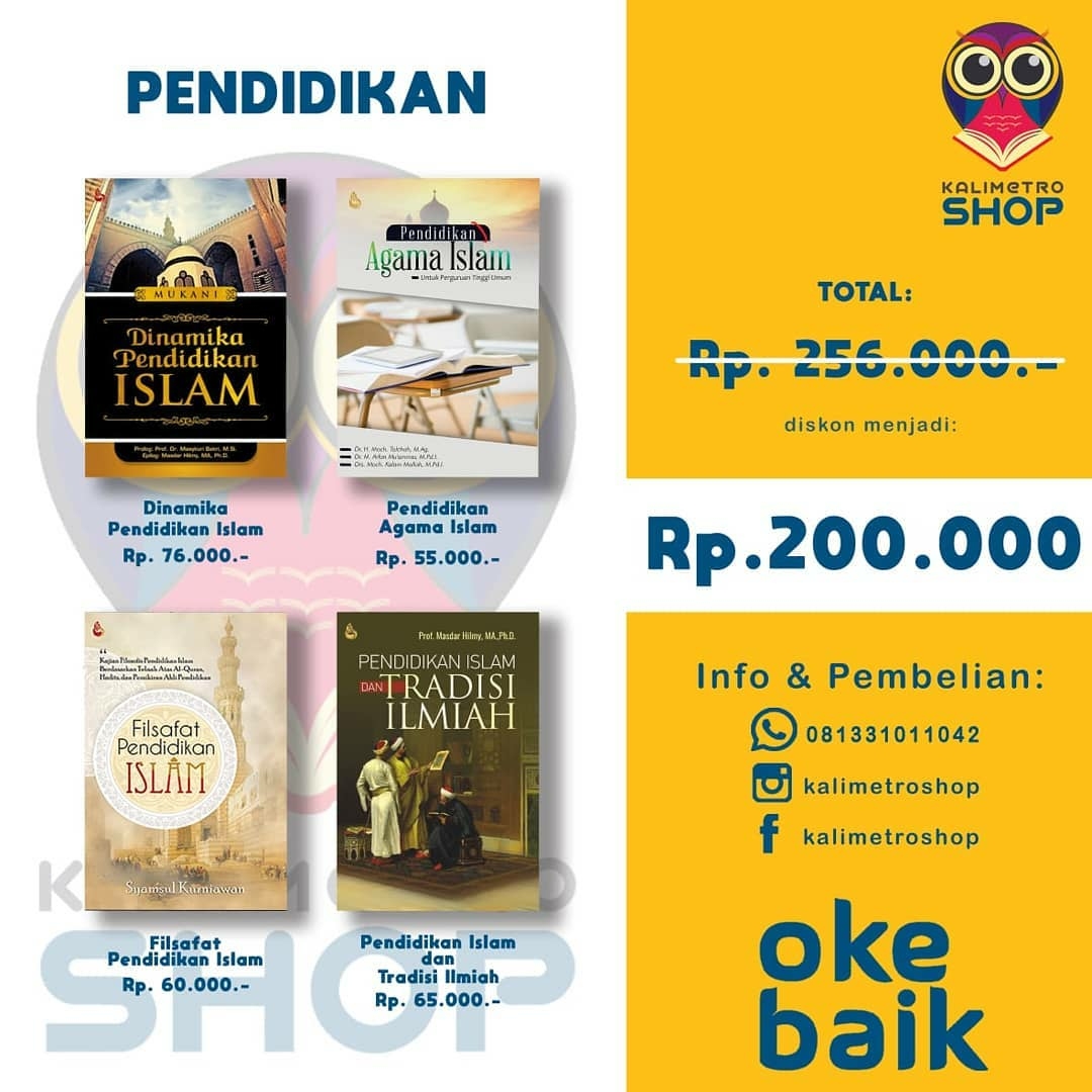 Paket Buku Pendidikan Kalimetroshop